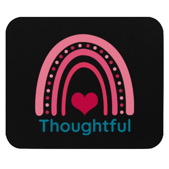 Thoughtful Viva Magenta Boho Rainbow Mouse Pads