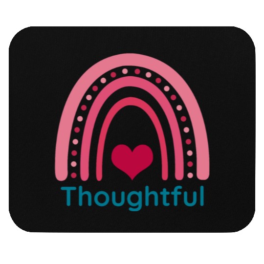 Thoughtful Viva Magenta Boho Rainbow Mouse Pads