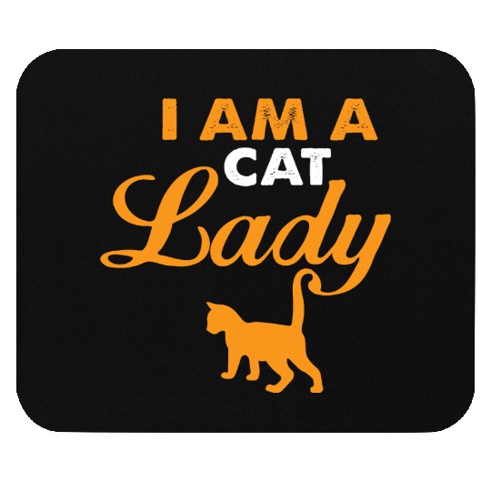 I Am A Cat Lady Mouse Pads