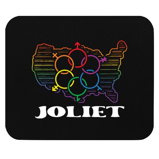Joliet Pride Month Pride Flag LGBT Community LGBTQ Mouse Pads