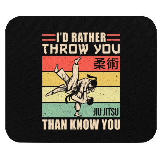 Brazilian Jiu Jitsu MMA Bjj Hugger Mouse Pads