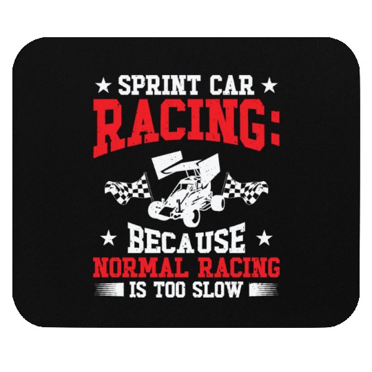 Sprint Car Dirt Track Racing Mouse Pads