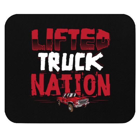 Lifted Truck Nation Pickup Truck Square Body Truck Mouse Pads