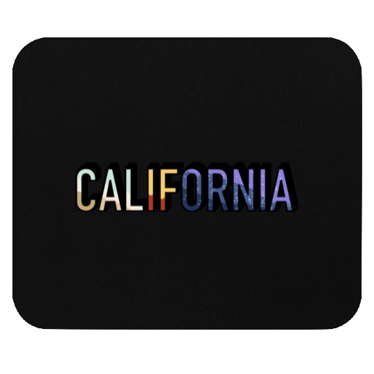 California State Gradient Typography Mouse Pads