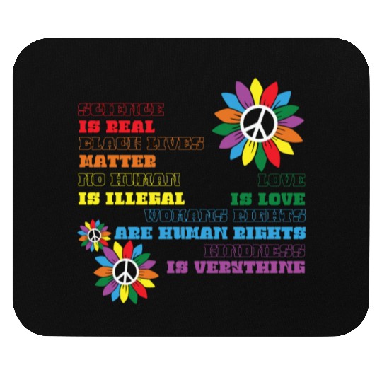 Distressed Science Is Real Black Mouse Pads