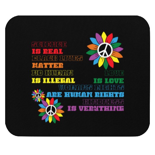 Distressed Science Is Real Black Mouse Pads