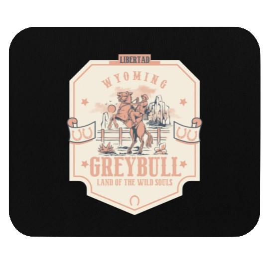 greybull wyoming wild west town Mouse Pads