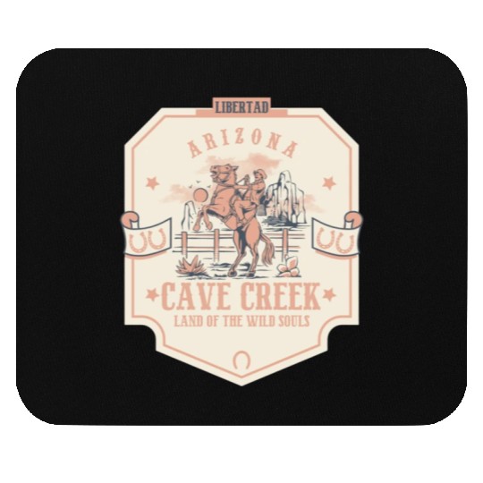 cave creek Arizonna wild west town Mouse Pads