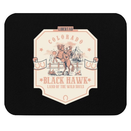black hawk colorado wild west town Mouse Pads