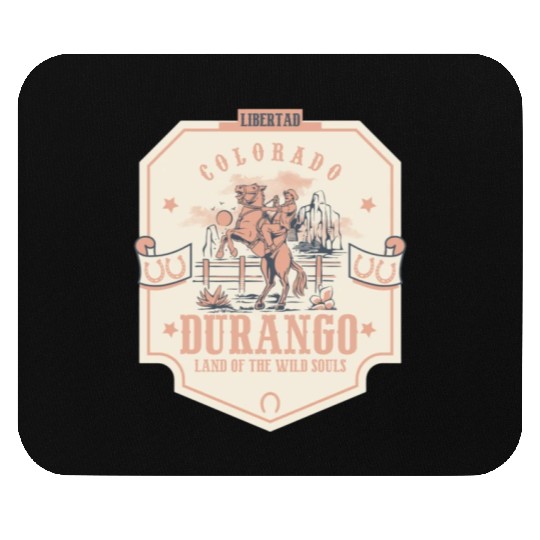 durango colorado wild west town Mouse Pads