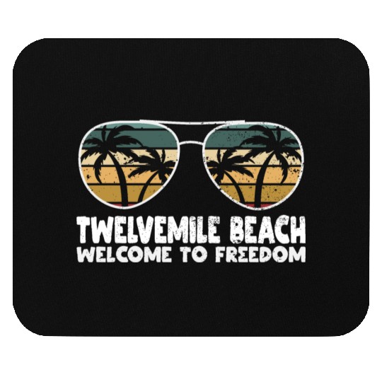 Twelvemile Beach Welcome to Freedom Vacation Sayin Mouse Pads