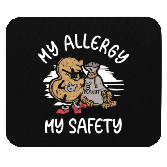My Allergy My Safety Peanut Allergic Mouse Pads