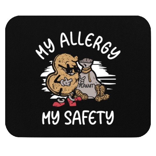 My Allergy My Safety Peanut Allergic Mouse Pads