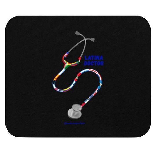 STETHOSCOPE LATINA DOCTOR undoctorporfavor Mouse Pads