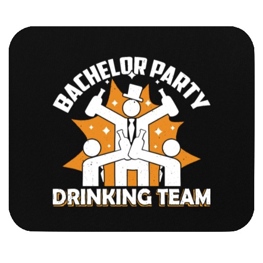 Bachelor Party Drinking Team Bride Groom Mouse Pads