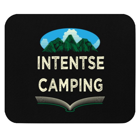 Intentse Camping Wildlife Camper Outdoor Camp Moun Mouse Pads