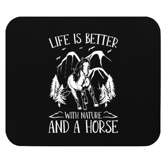 Horse Riding Nature Endurance Riding Mouse Pads