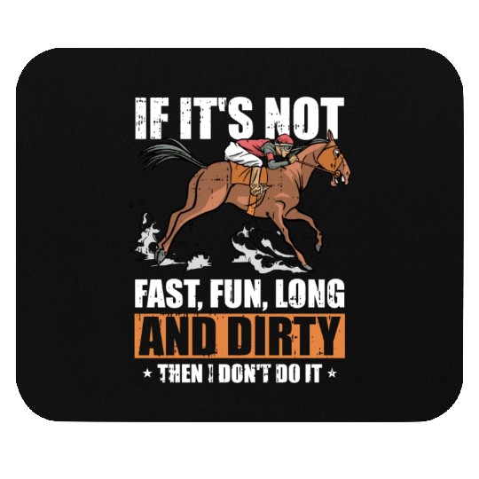Horse Riding Funny Endurance Riding Mouse Pads