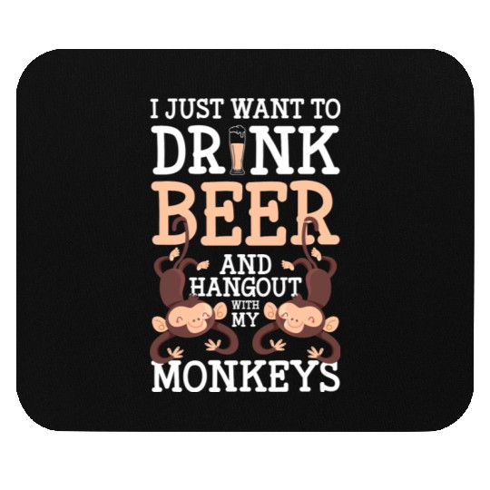Ape Chimpanzee Funny Silly Mouse Pads