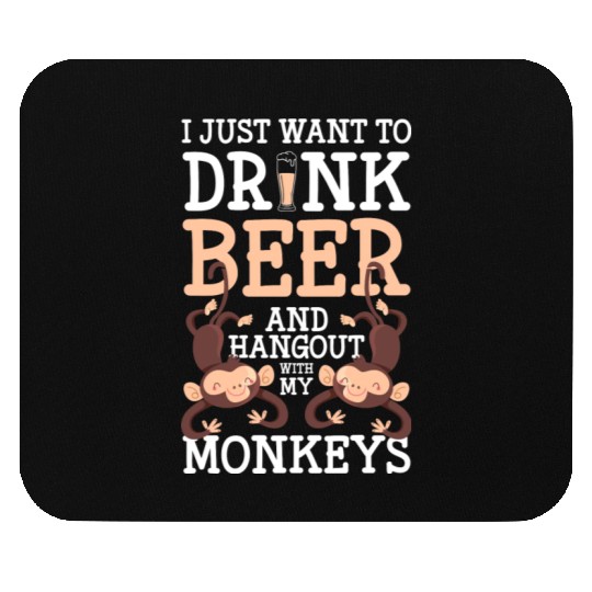 Ape Chimpanzee Funny Silly Mouse Pads