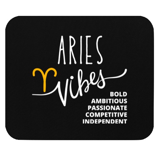 Aries: Embrace Your Fearless and Bold Nature Mouse Pads