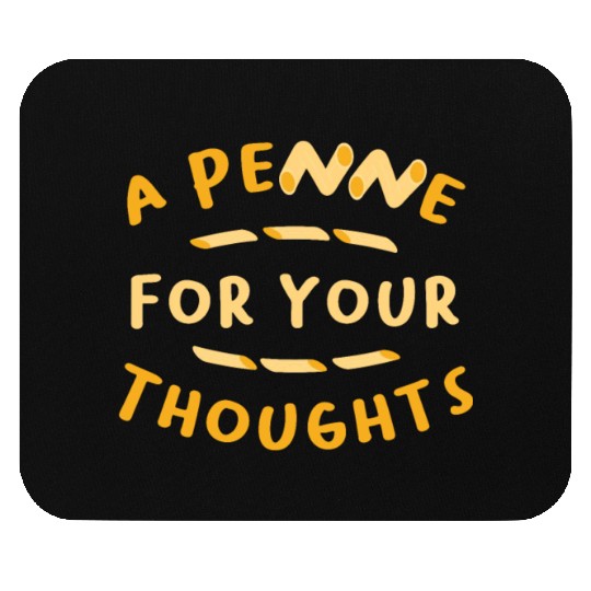 A Penne For Your Thought Italian Italy Flag Pasta Mouse Pads