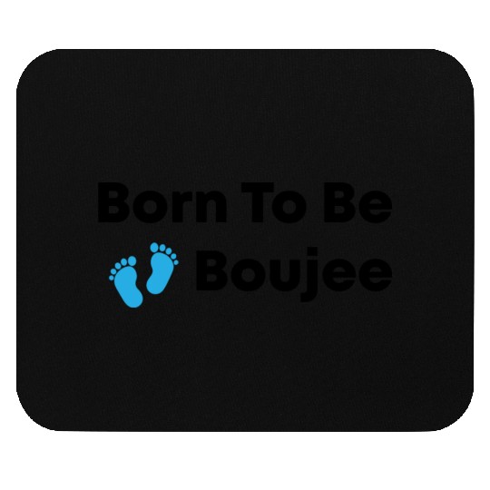 Born To Be Boujee Kids Peach Raglan Mouse Pads