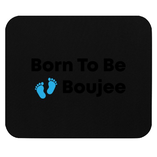 Born To Be Boujee Kids Peach Raglan Mouse Pads