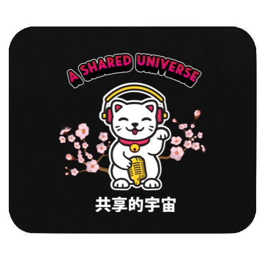 A Shared Universe Lucky Cat Mouse Pads