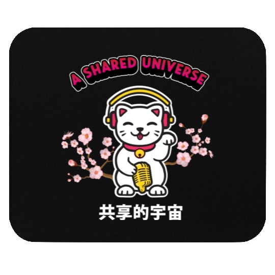 A Shared Universe Lucky Cat Mouse Pads