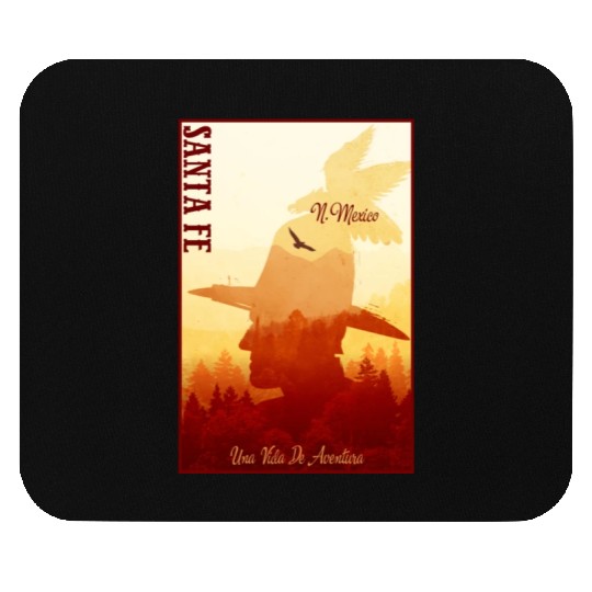Santa Fe New Mexico wild west town Mouse Pads