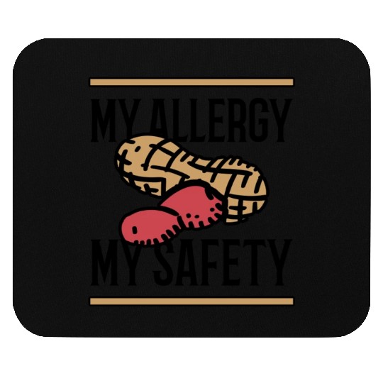 My Allergy My Safety Peanut Allergic Mouse Pads