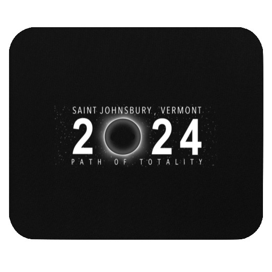 Solar Eclipse Saint Johnsbury Vermont April 8 2024 Mouse Pads