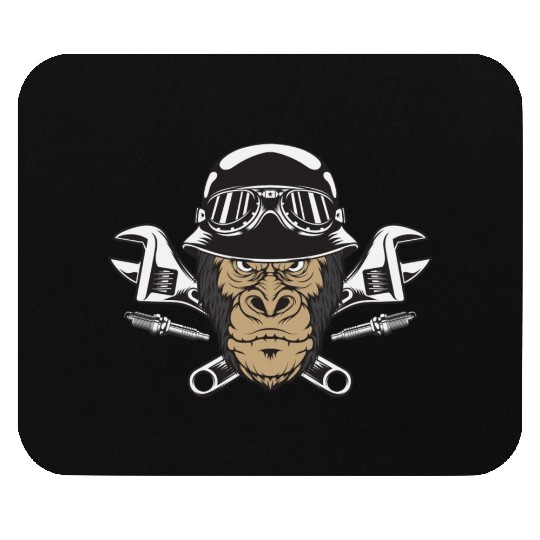 Gorilla Rider Mouse Pads