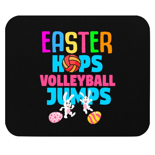Easter Volleyball Bunny Holiday Rabbit Sport Mouse Pads