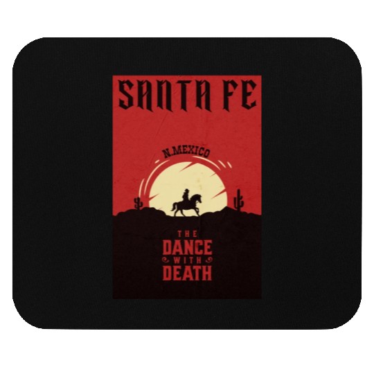 Santa Fe New Mexico wild west town Mouse Pads