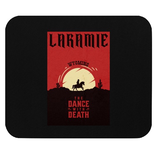 Laramie Wyoming wild west town Mouse Pads