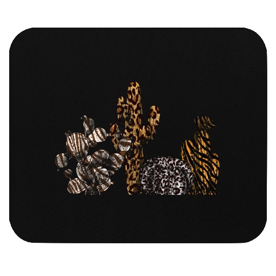 Leopard Cactus Plant Lover Succulents Mouse Pads