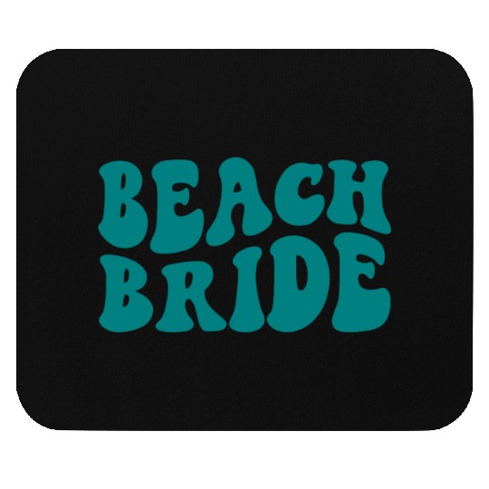 Beach Bride Teal Beach Theme Bachelorette Mouse Pads