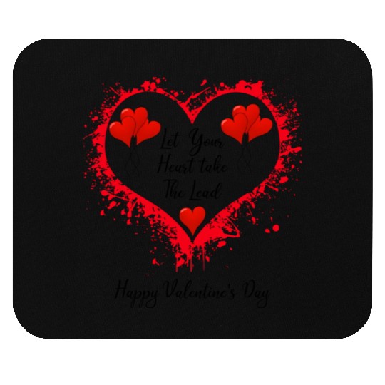 I Love My Girlfriend Mouse Pads