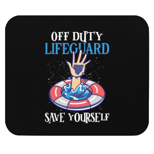 Swimmer Scuba Diving Lifeguard Water Sport Mouse Pads