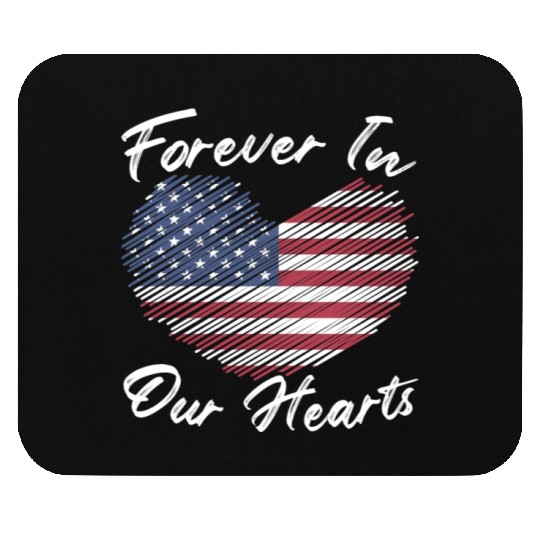 Patriotic Veteran USA Flag American Memorial Day Mouse Pads