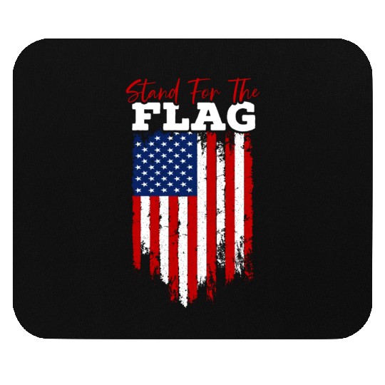 Stand For The Flag Veteran USA Flag Memorial Day Mouse Pads
