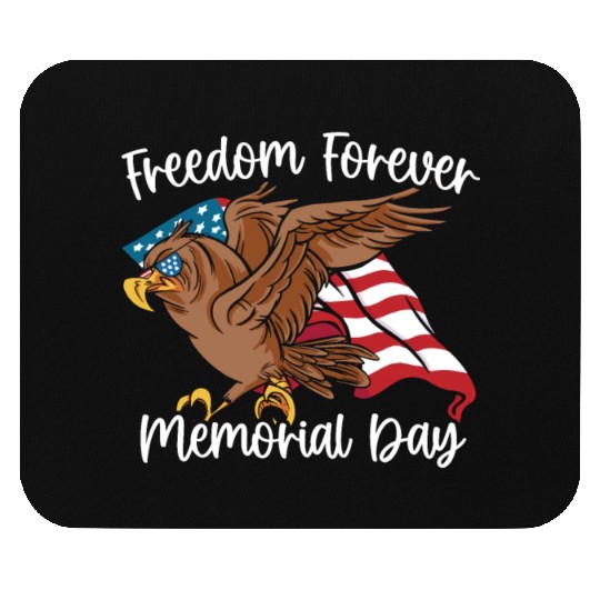 Patriotic Veteran USA Flag American Memorial Day Mouse Pads