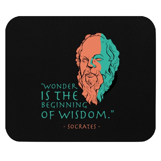 Socrates Stoic Philosophy Quote Mouse Pads