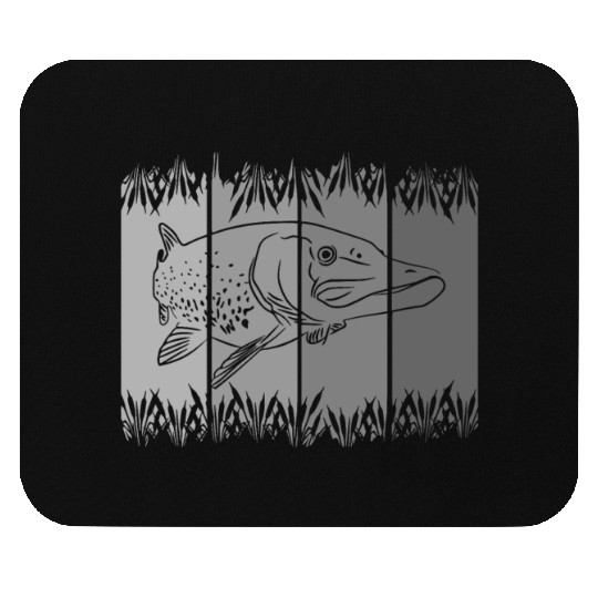 fish - fishing - fishermen Mouse Pads