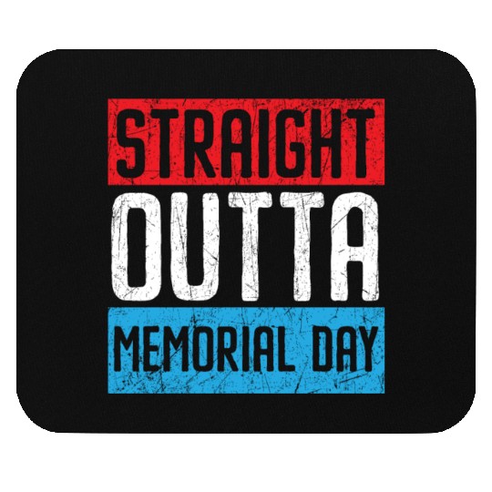 Patriotic Veteran USA Flag American Memorial Day Mouse Pads