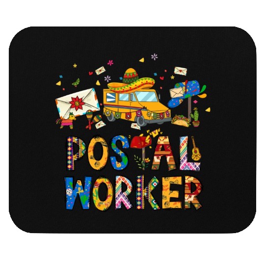 Cinco de Mayo Postal Worker Mouse Pads Nacho Average