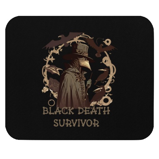 plague doctor Mouse Pads