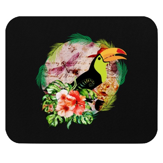 Toucan's Magic - Tropical Bird Witchcraft Mouse Pads